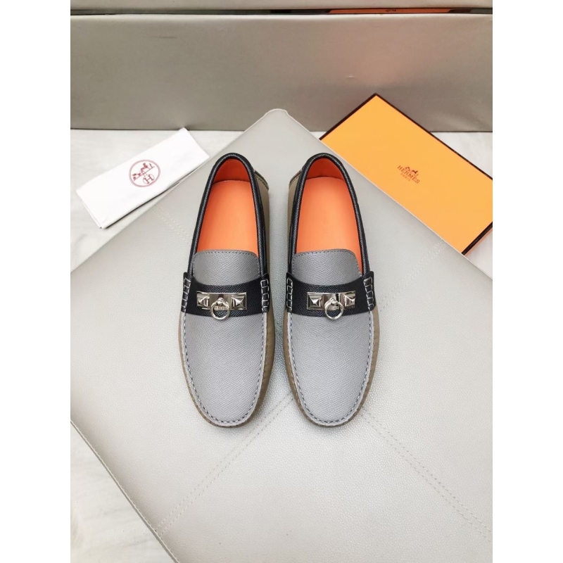 H**mes leather shoes
